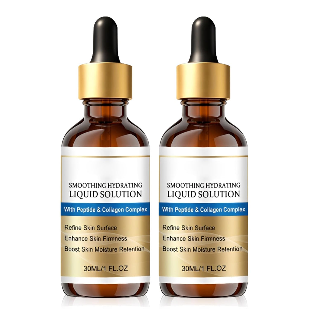 2 Liquid Solution anti Aging Serum,Face Lifting Serum,Liquid Solution Serum for Wrinkles,Promotes Skin Collagen Production,Hydration Moisturizing and Firming(30Ml)
