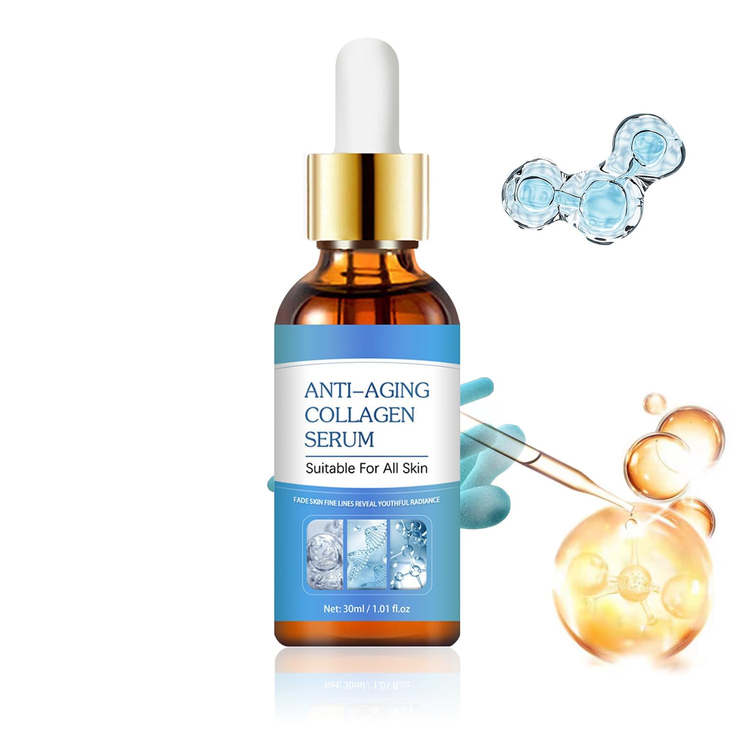 Anti-Aging Serum Box Stock Solution Facial Serum | Box Face Serum | Suitable Skincare Serum for Women.,Anti Aging Face Tightening, Boost Skin Collagen, Reduce Wrinkles & Plump Skin