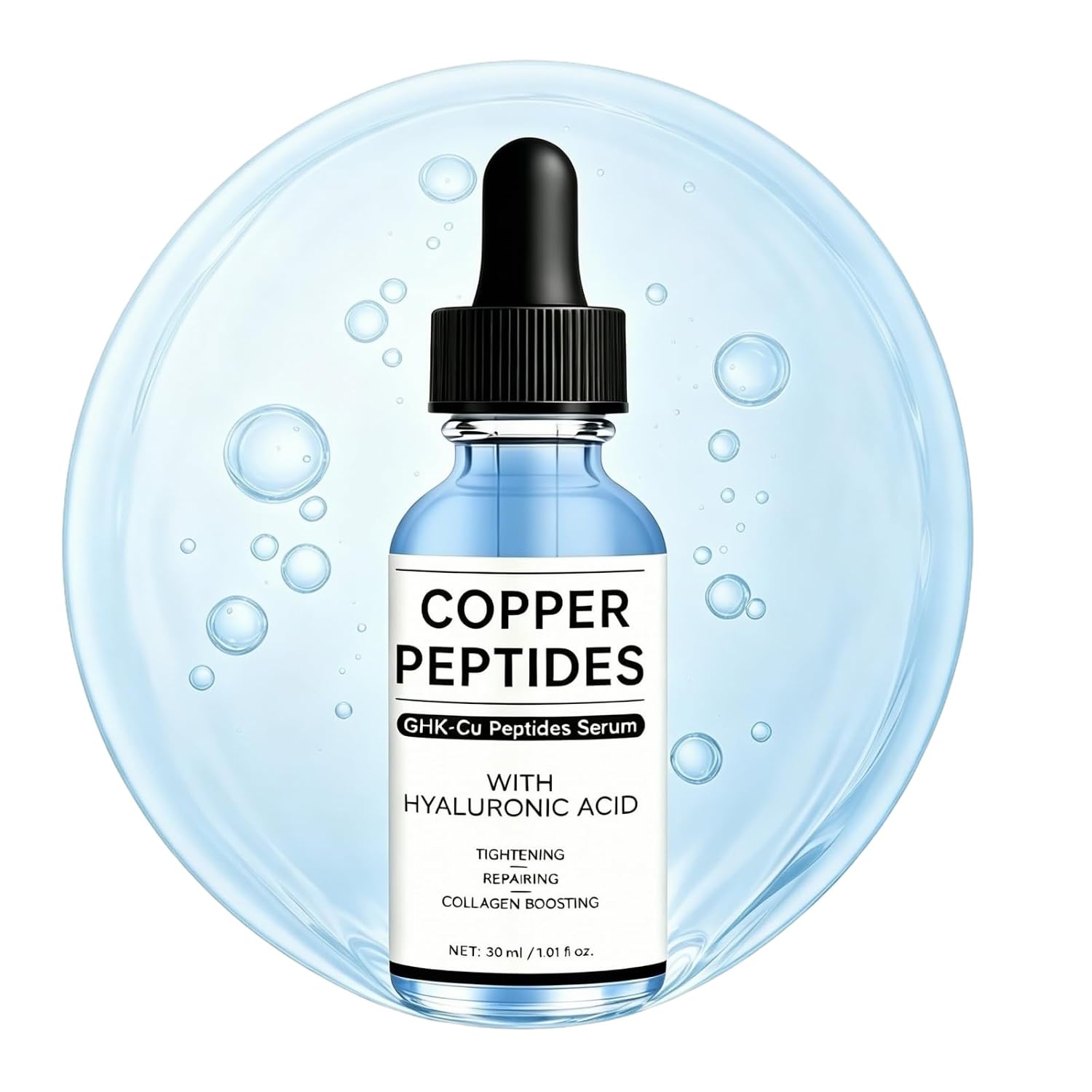 Copper Peptide Serum for Fine Lines & Wrinkles,Hydrating Skin Care 1 Fl Oz