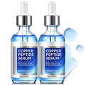 Radiant 2 Pack Copper Peptides Anti Aging Serum for Face