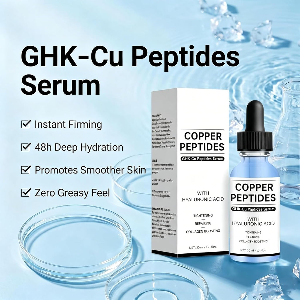 Copper Peptide Serum for Fine Lines & Wrinkles,Hydrating Skin Care 1 Fl Oz