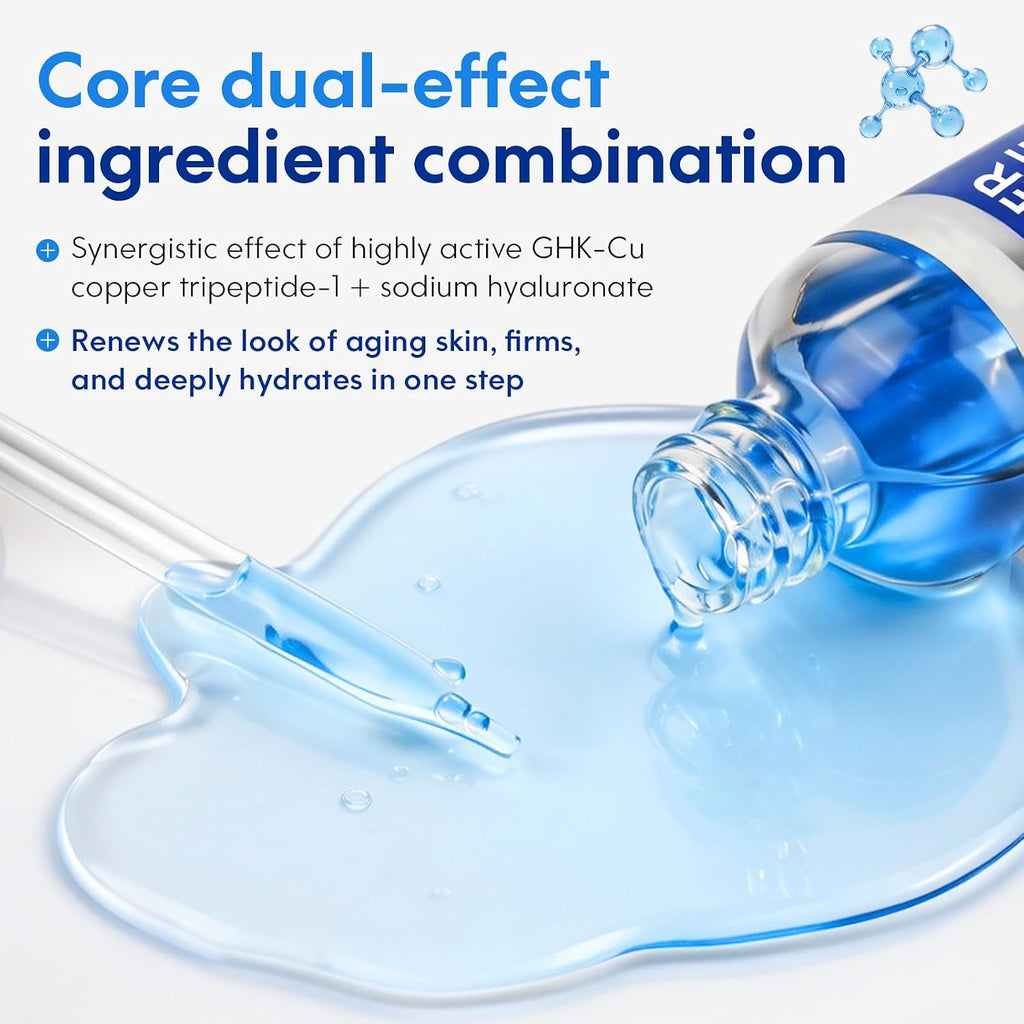 Radiant 2 Pack Copper Peptides Anti Aging Serum for Face